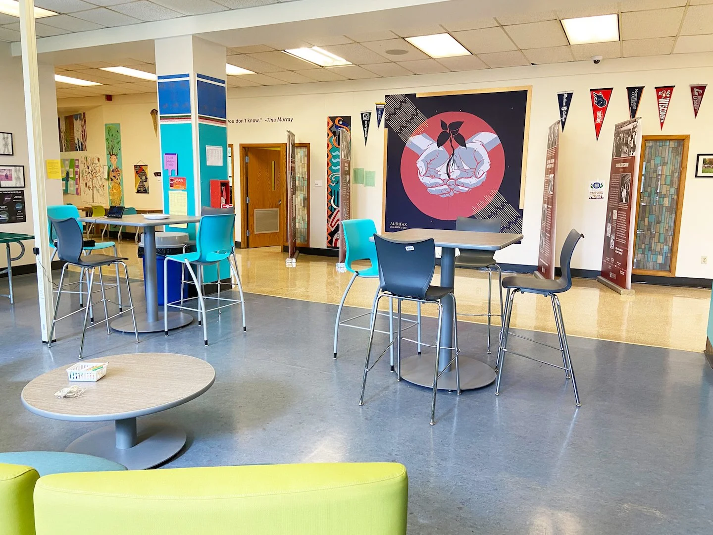 Mural with Shabazz High School — Audifax Art